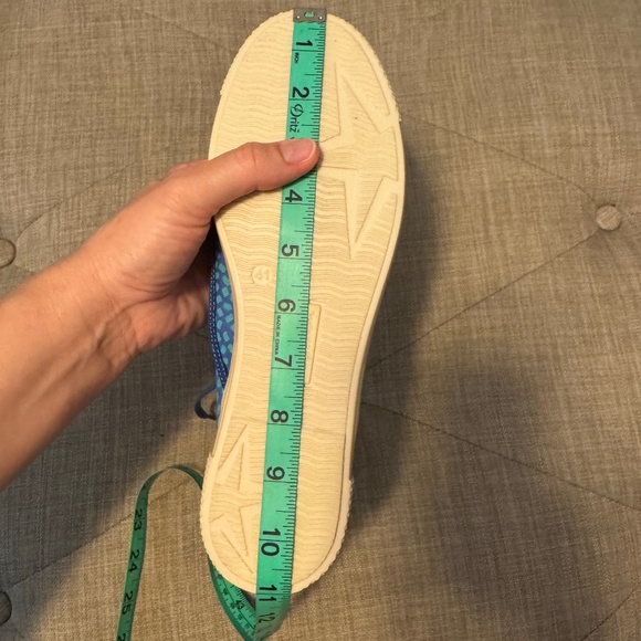 New Gudrun Sjödén Blue Patterned Canvas Sneakers- EU41/US10 - Picture 9 of 9